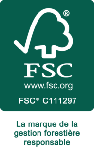 Certification FSC C111297 – la marque de la gestion forestière responsable