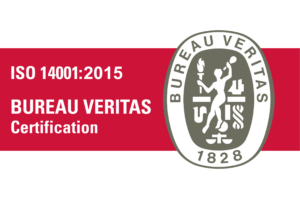 Certification ISO 14001:2015 délivrée par Bureau Veritas Certification